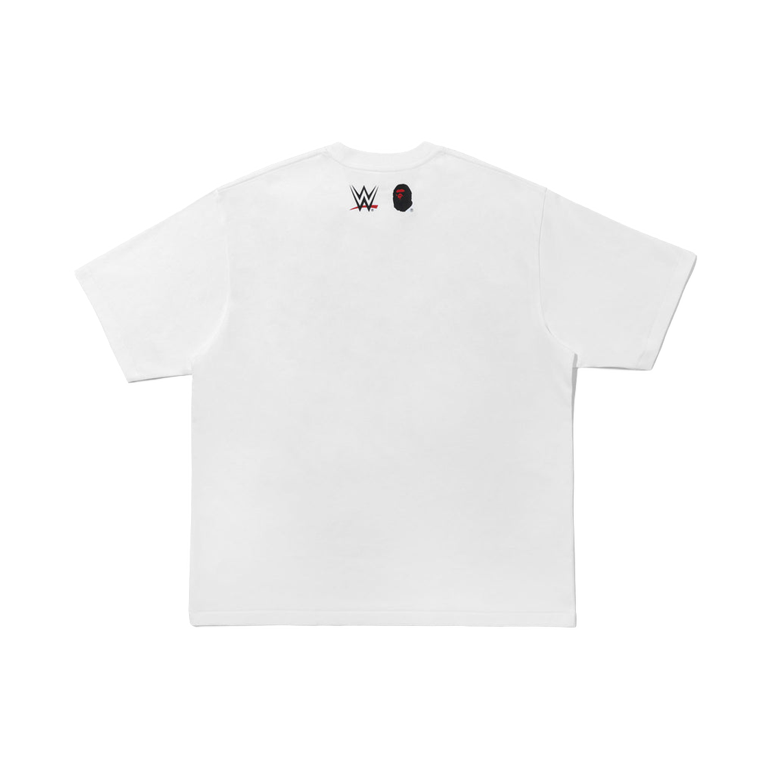 베이프 x WWE 레슬러 베이비 마일로 릴렉스드 핏 티셔츠 화이트(BAPE x WWE Wrestlers Baby Milo Relaxed Fit T-Shirt White) - 2
