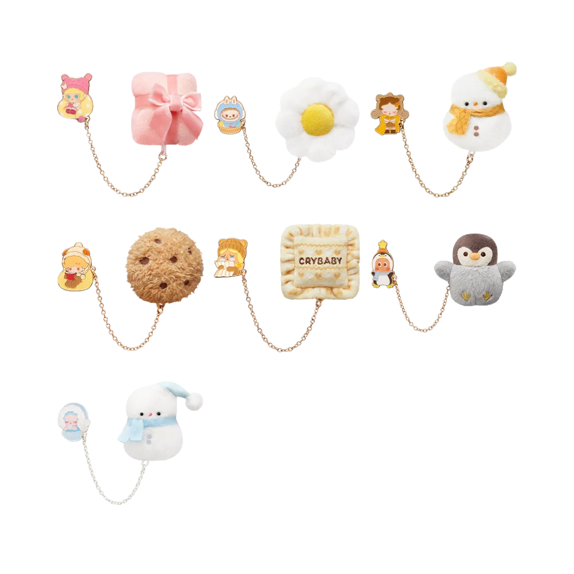 팝마트 팝빈 플러피 & 코지 시리즈 마그넷 미개봉 랜덤박스 (6개입)(Pop Mart Pop Bean Fluffy & Cozy Series Fridge Magnet Sealed Case (6 Blind Boxes)) - 2