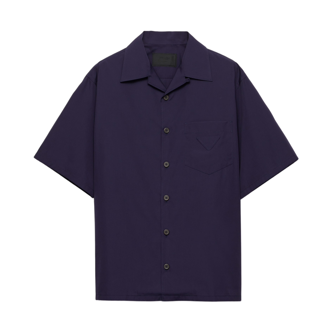 UCS414-16FY-F0021 Prada Cotton Bowling Shirt Ink Blue