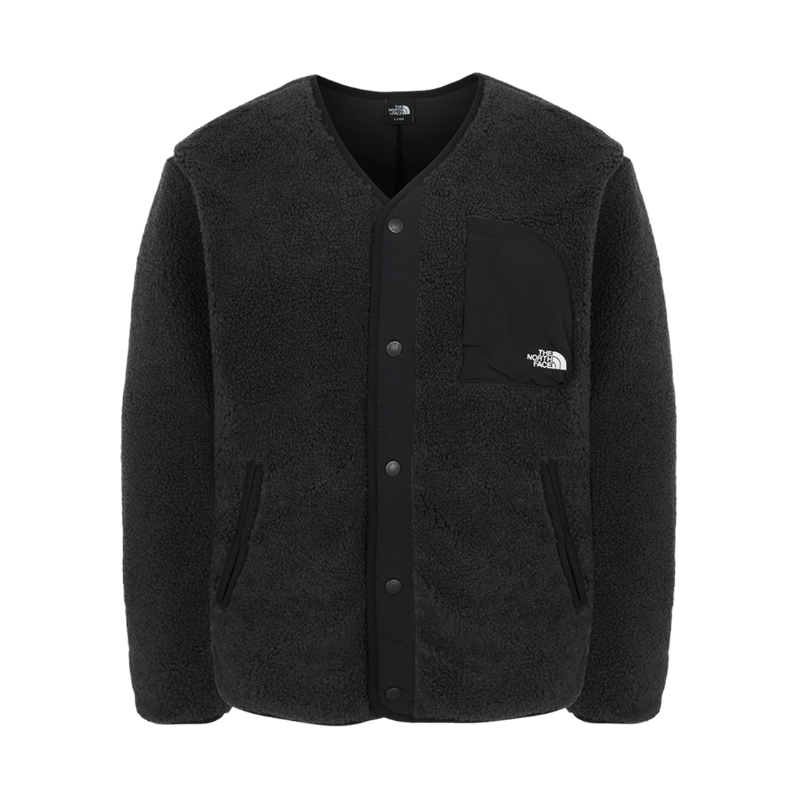 NJ4FR57A The North Face Teddy Fleece Cardigan Charcoal - 25FW