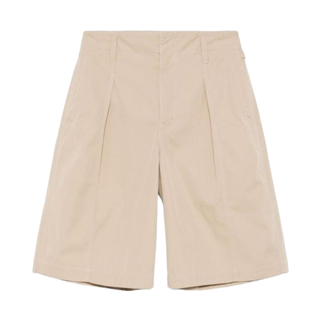 PA1212-LF1352-238 Lemaire Maxi Pleated Bermuda Rose Beige