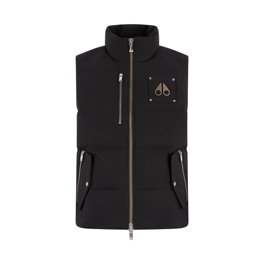 M35MV474H1291 Moose Knuckles Westmount Original Two-Tone Vest Black