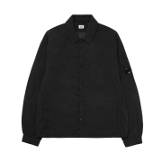 C.P. Company Chrome-R Lens Button Overshirt Black - 25FW