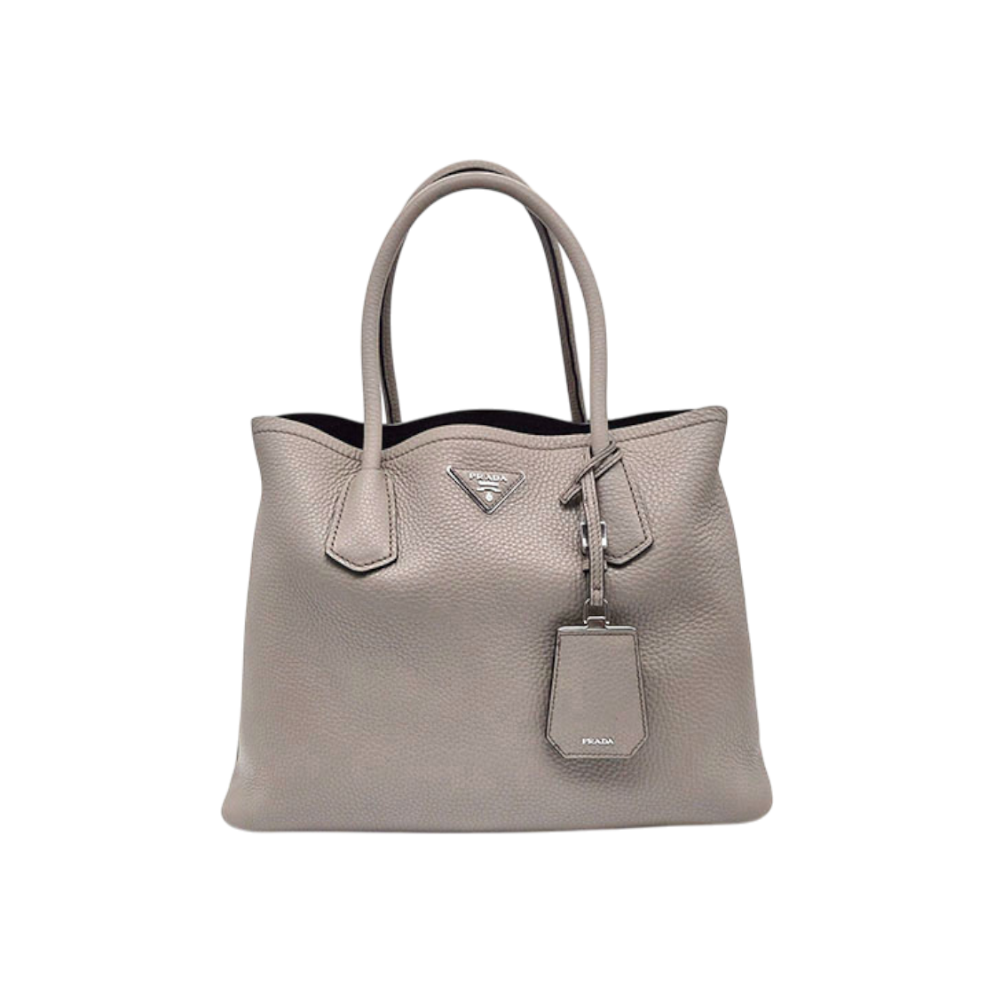 IT8EEOC36VPP Prada Vitello Daino Double Tote & Shoulder Bag (1BG008) L427462