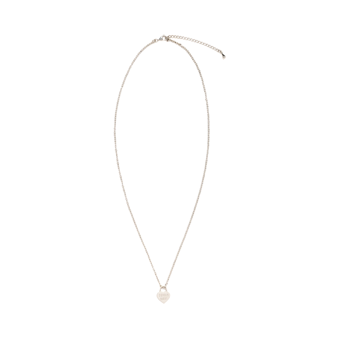 HM30GD085 Human Made Heart Silver Necklace Silver