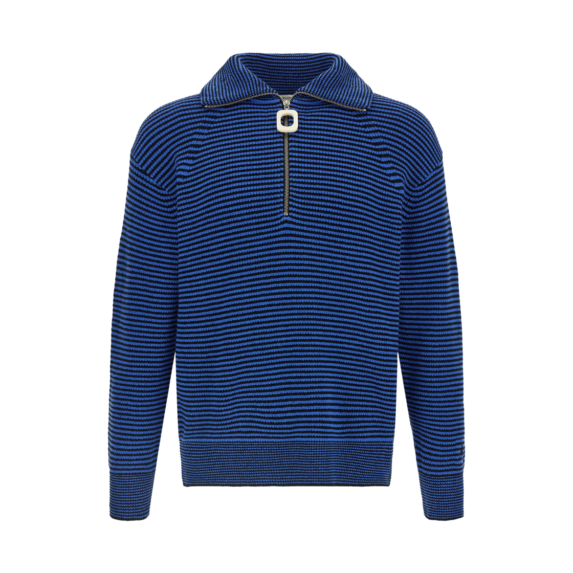 KW1285YN0408843 JW Anderson Half Zip Jumper Blue