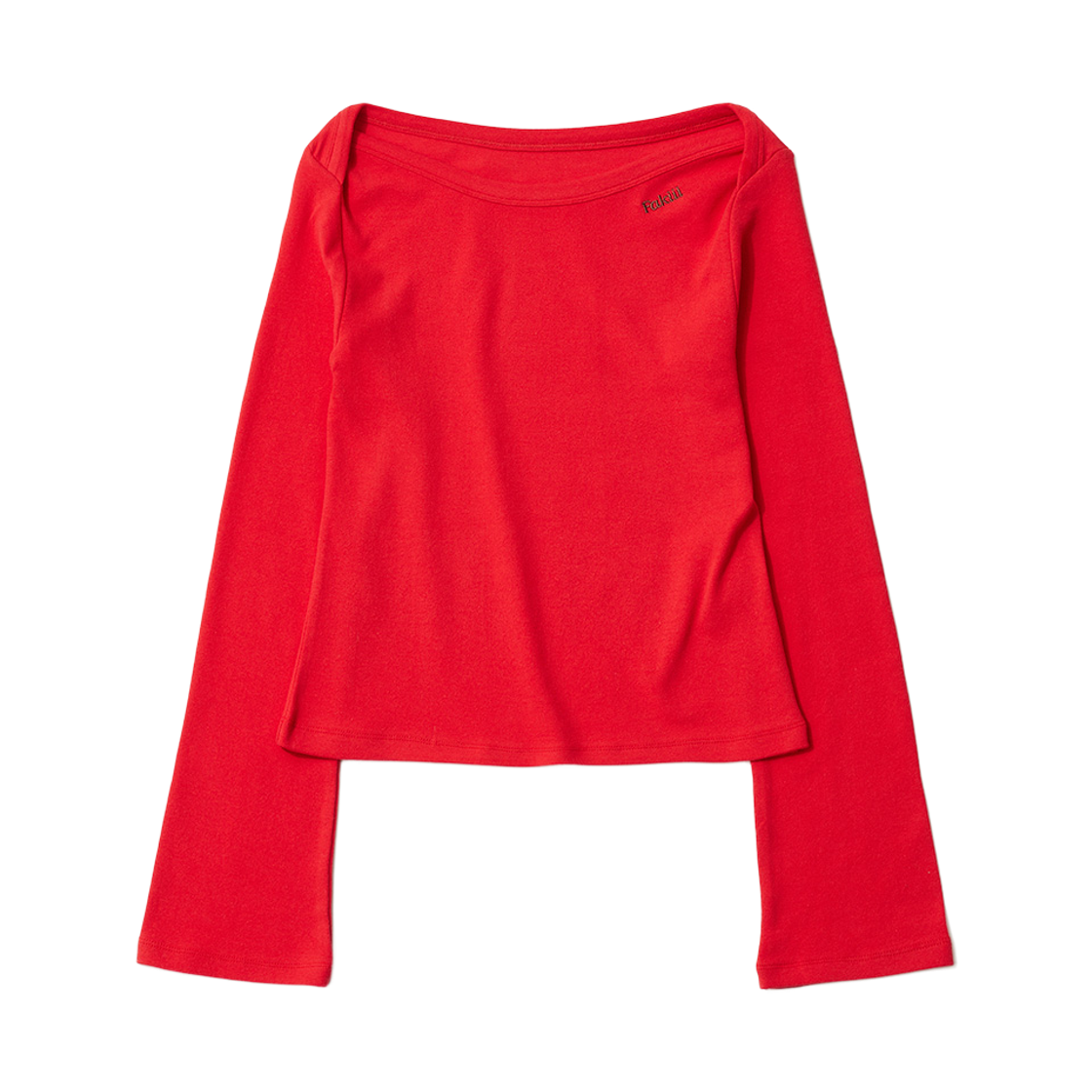 페이키 2-Way 보트넥 롱 슬리브 레드(Fakiii Two-Way Boat Neck Long Sleeve Red)