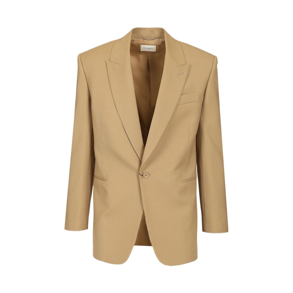 821895-Y405W-7557 Saint Laurent Tailored Jacket Beige