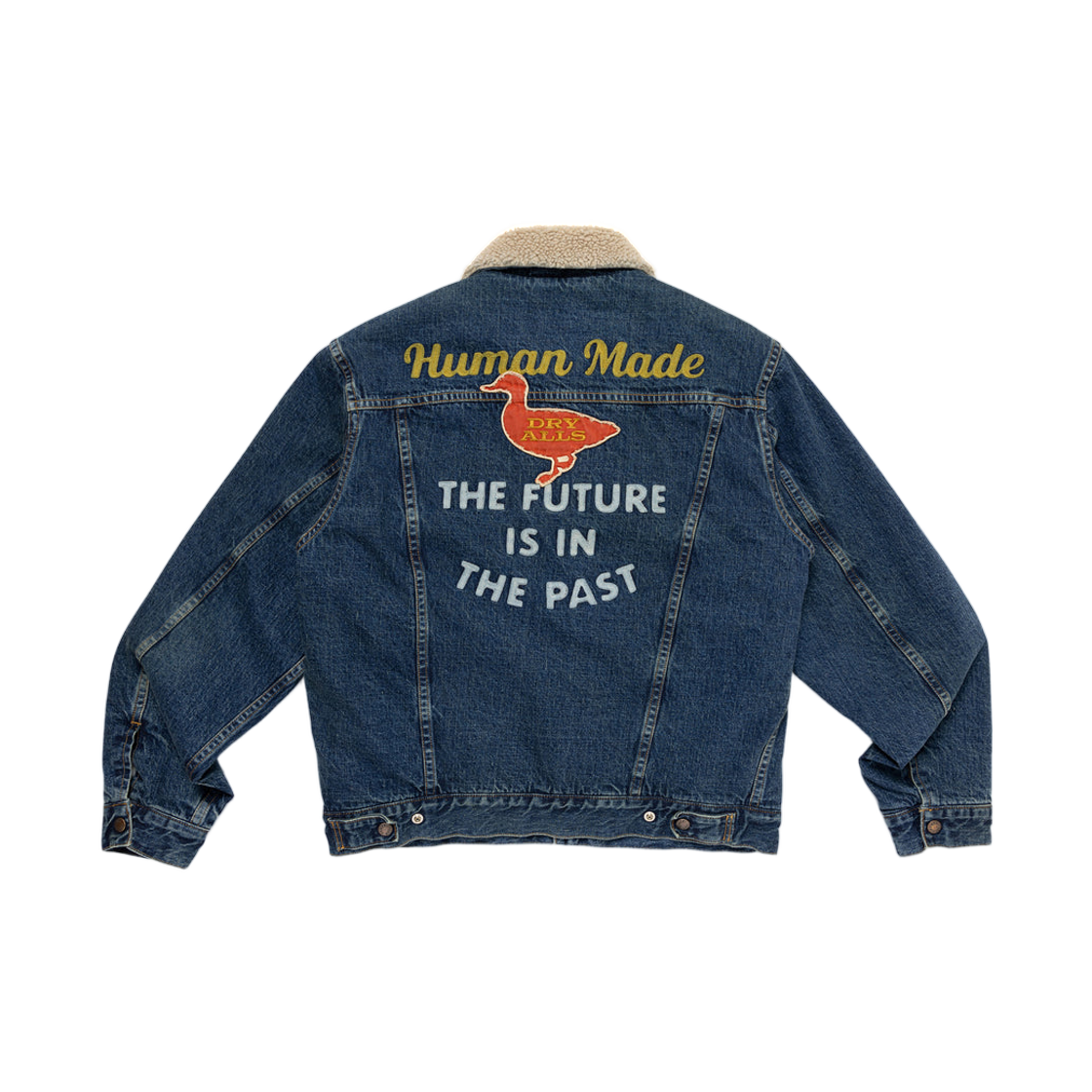 휴먼 메이드 보아 라인드 데님 자켓 인디고(Human Made Boa Lined Denim Jacket Indigo) - 2