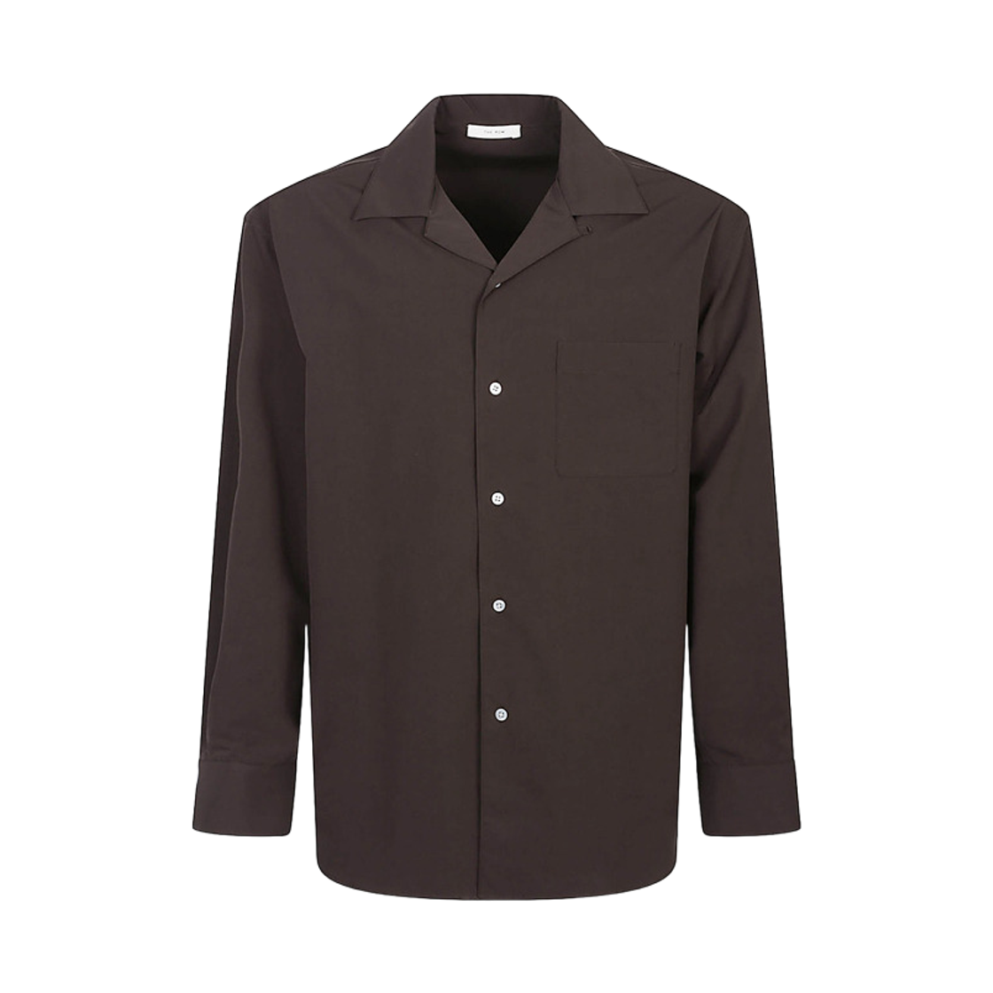 더 로우 코튼 셔츠 브라운(The Row Cotton Shirt Brown)