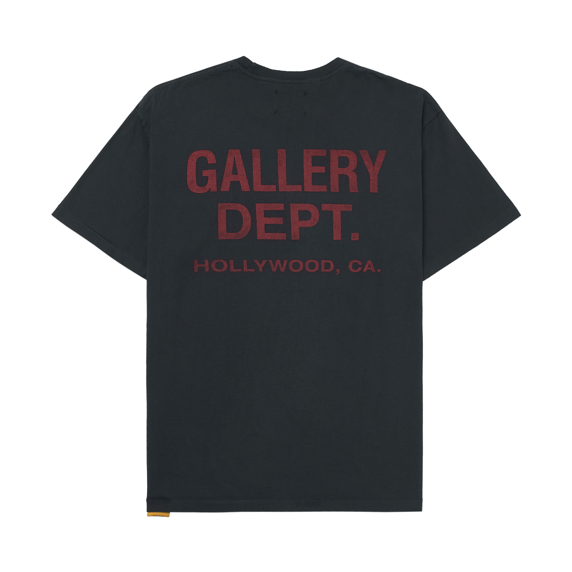 갤러리 디파트먼트 수베니어 티셔츠 워시드 블랙 레드(Gallery Dept. Souvenir T-Shirt Washed Black Red)