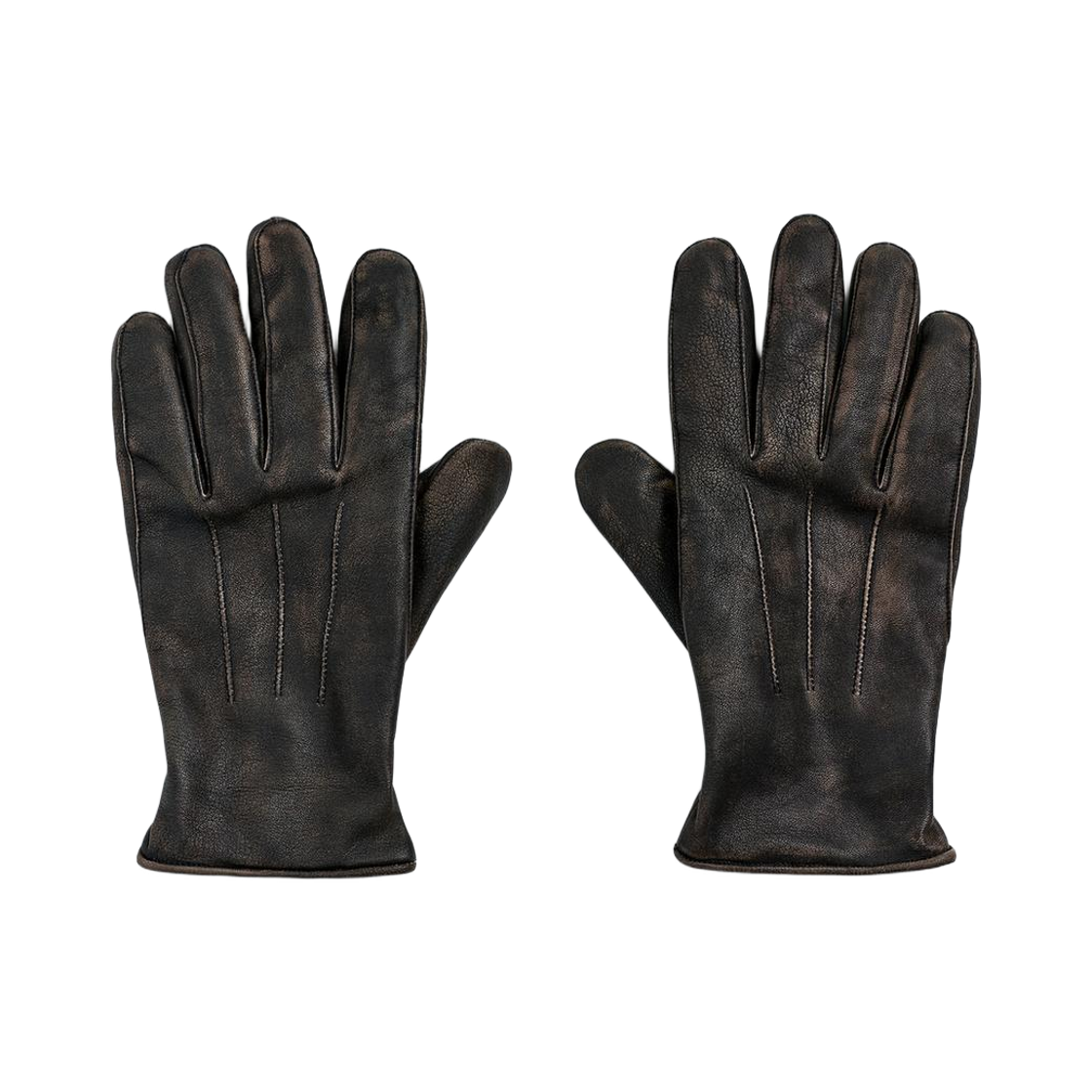 4284/303/800 Zara Limited Edition Leather Gloves Black
