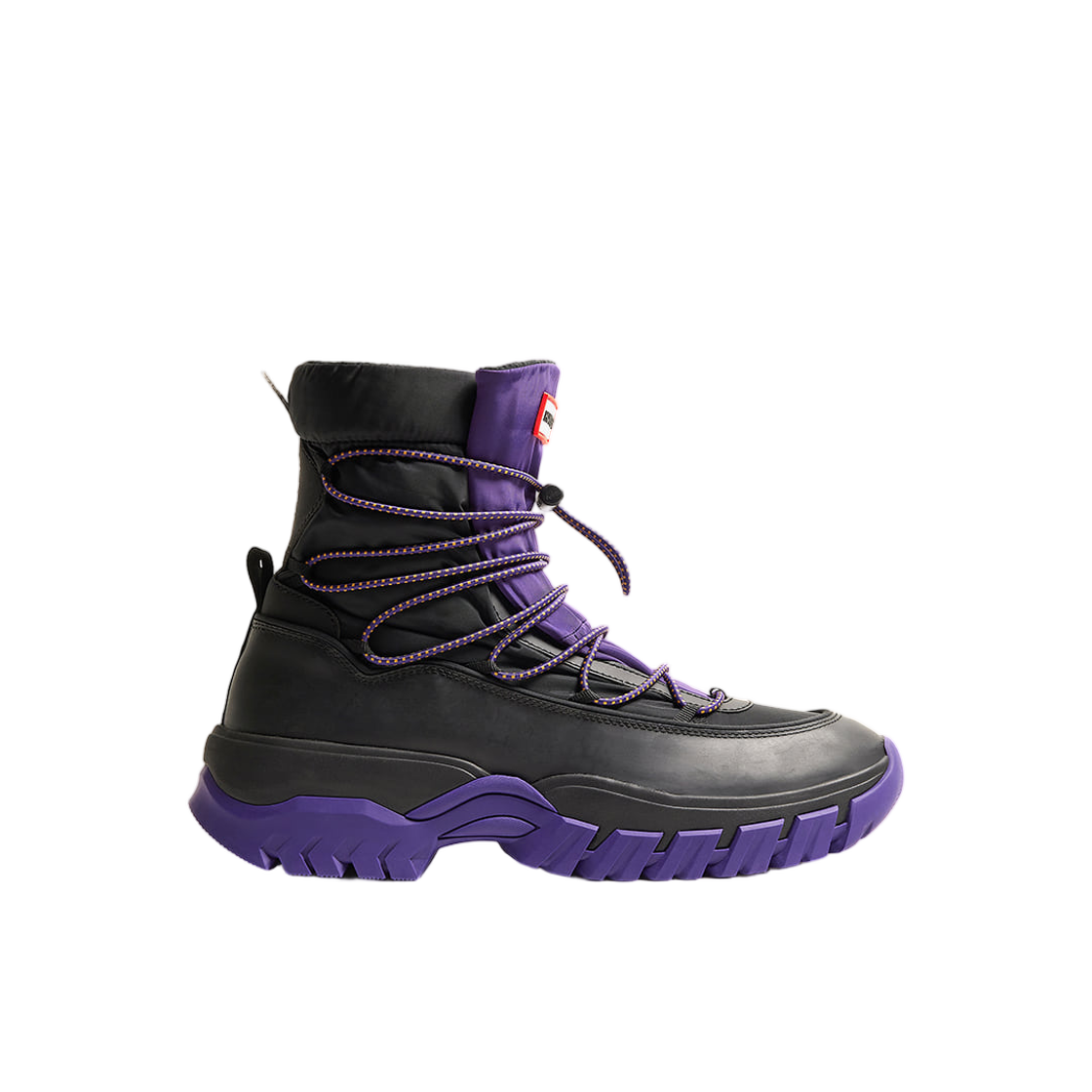 WFS2251NYL-BRP (W) Hunter Wanderer Lace Up Outdoor Boot Black Rich Purple