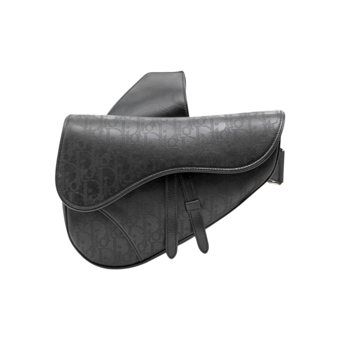 ITC7HIN8UQUM Dior Homme Oblique Saddle Bag L556384