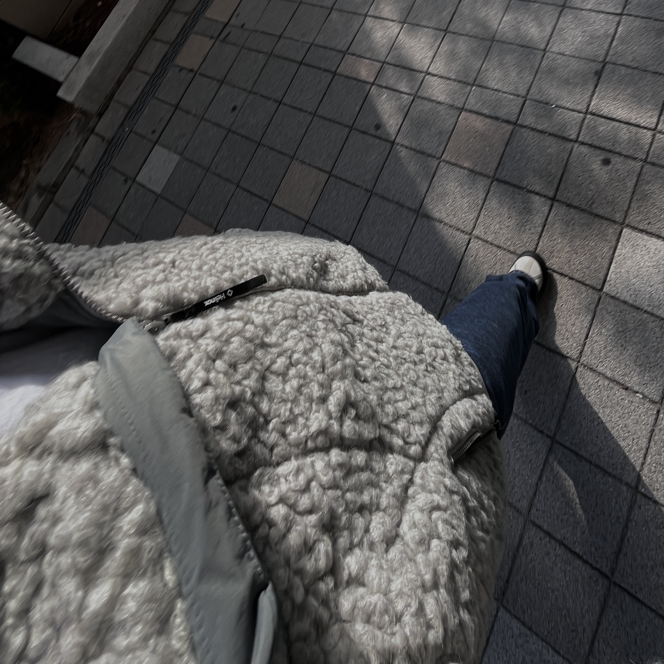 Helinox Wear Wool Fleece Jacket Melange Gray, (W) Norda 001/A Cinder 착용 스타일 - 1