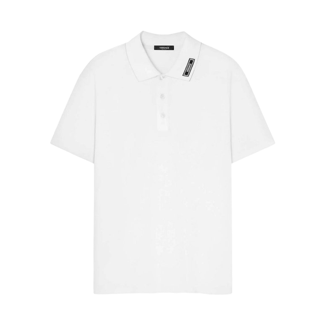 베르사체 피케 폴로 셔츠 화이트(Versace Piquet Polo Shirt White)