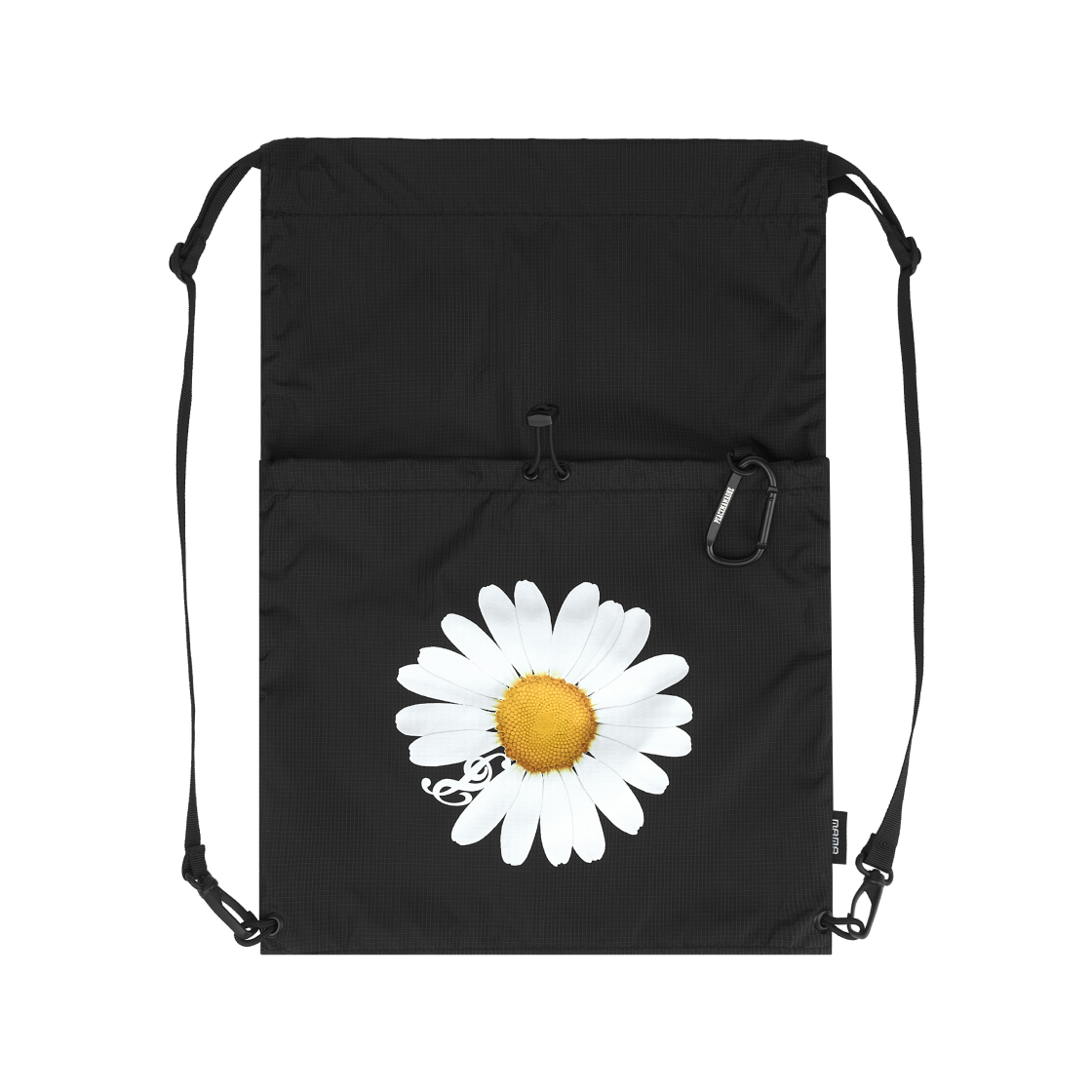 피스마이너스원 x 2025 마마 어워즈 피스마마원 짐색 블랙(Peaceminusone x 2025 MAMA Awards Peacemamaone Gym Sack Black)