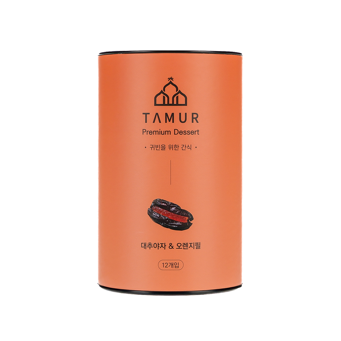 12ORANGE TAMUR Orange Peel Dates 12p