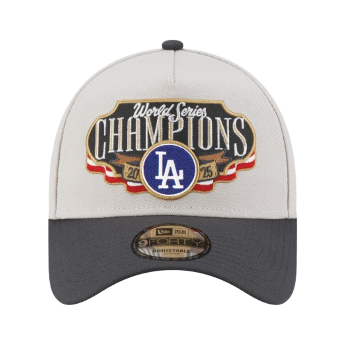 뉴에라 MLB 25 월드 시리즈 챔피언 LA 다저스 A프레임 9포티 볼캡 스톤