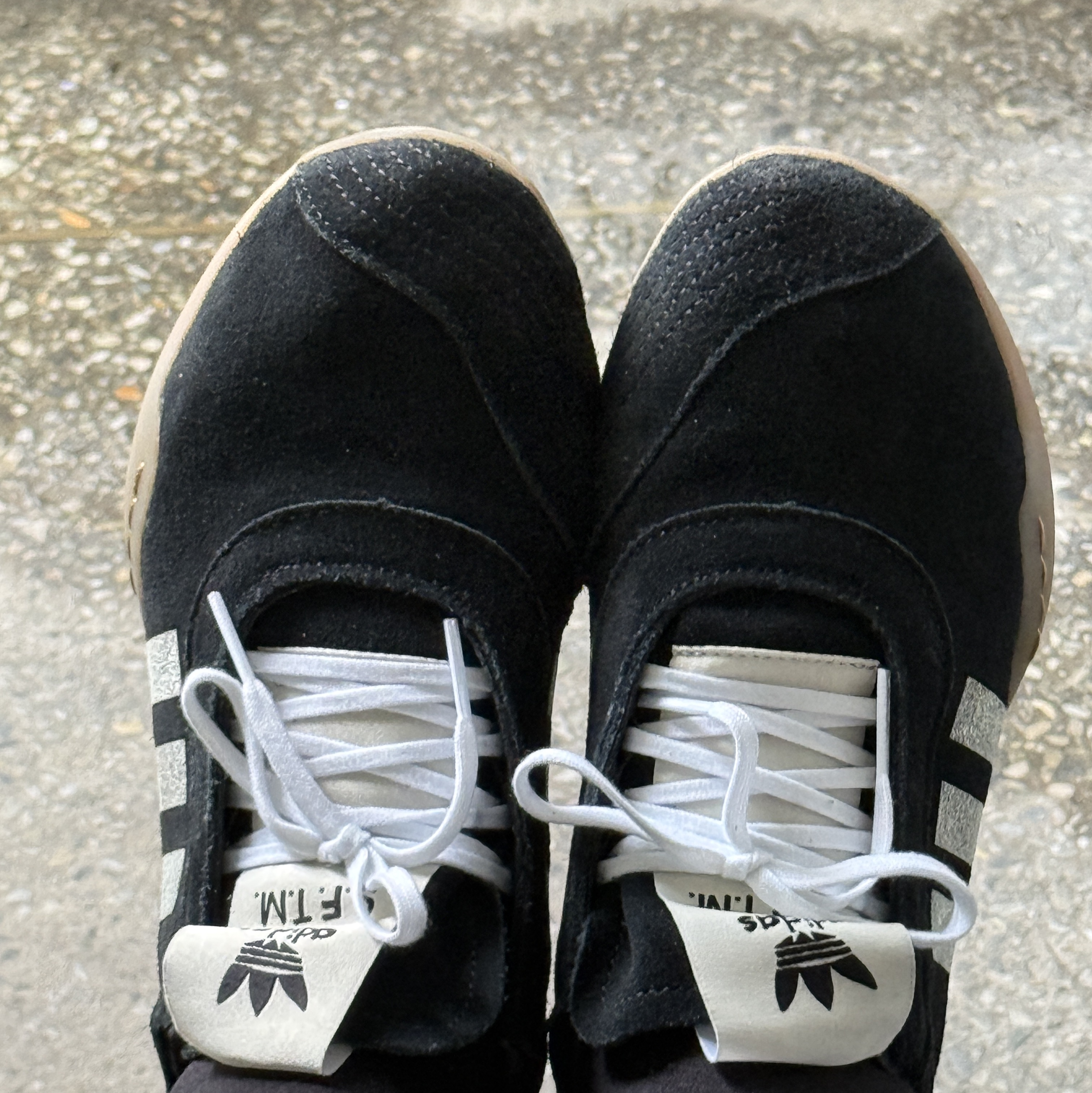 (W) Adidas x Song for the Mute Taekwondo Mei Core Black Cloud White 착용 스타일