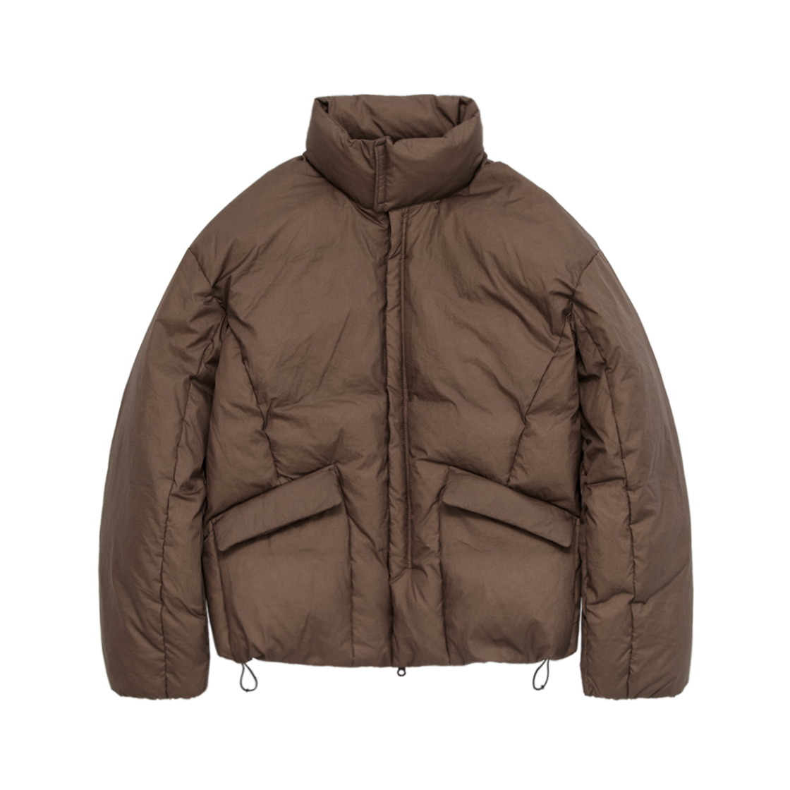 PL5YDW1032FC Polyteru Harrington Down Puffer Camel