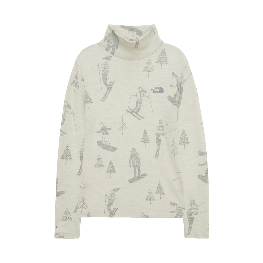 NT7AR89B (W) The North Face Vail Turtle Neck White