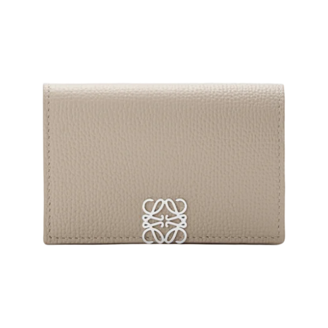 로에베 페블 그레인드 카프스킨 아나그램 비즈니스 카드 홀더 클레이(Loewe Anagram Business Card Holder in Pebble Grained Calfskin Clay)