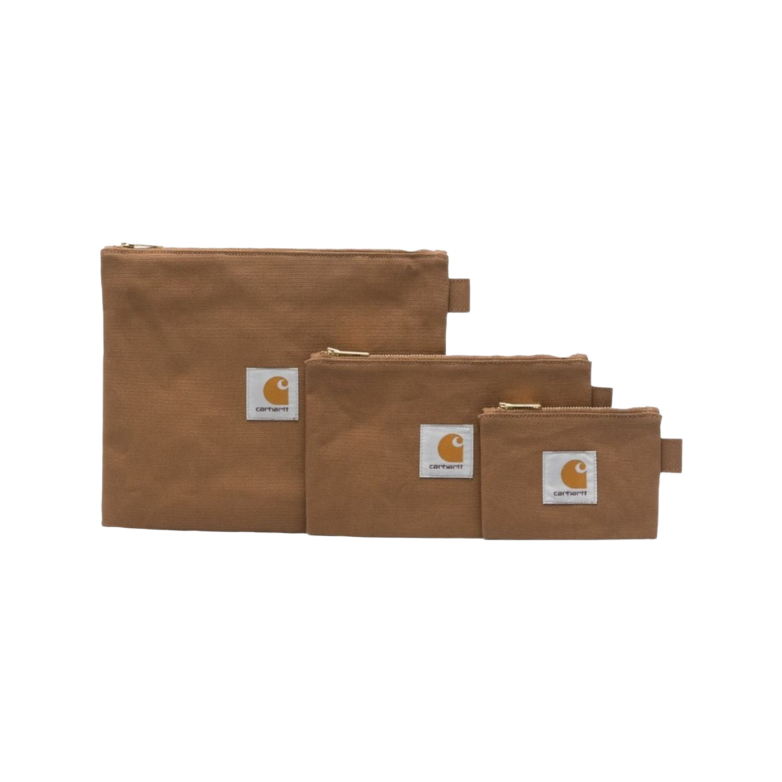 칼하트 WIP 로고 패치 클러치 세트 브라운(Carhartt WIP Logo Patch Clutch Set Brown)