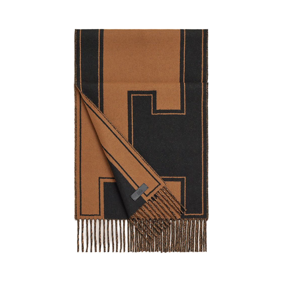 에르메스 카사크 클레 드 H 머플러 & 누아 알장(Hermes Casaque Clefs De H Muffler & Noir Alezan) - 1