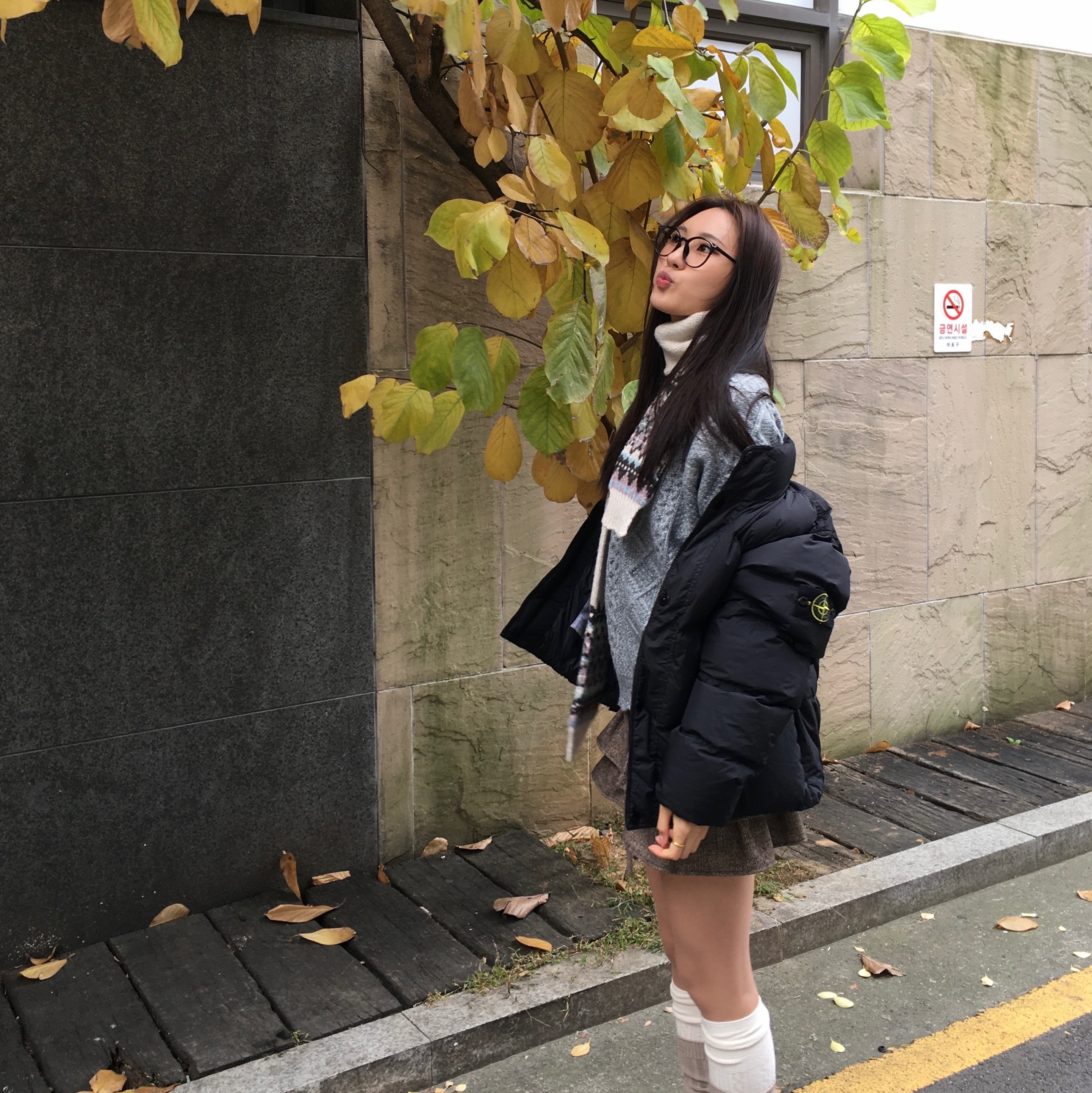 Stone Island 4100010 Crinkle Reps NY Recycled Nylon Down Jacket with Wind Resistant Black - 25FW, (W) UGG Classic Mini II Boots Chestnut 착용 스타일 - 4