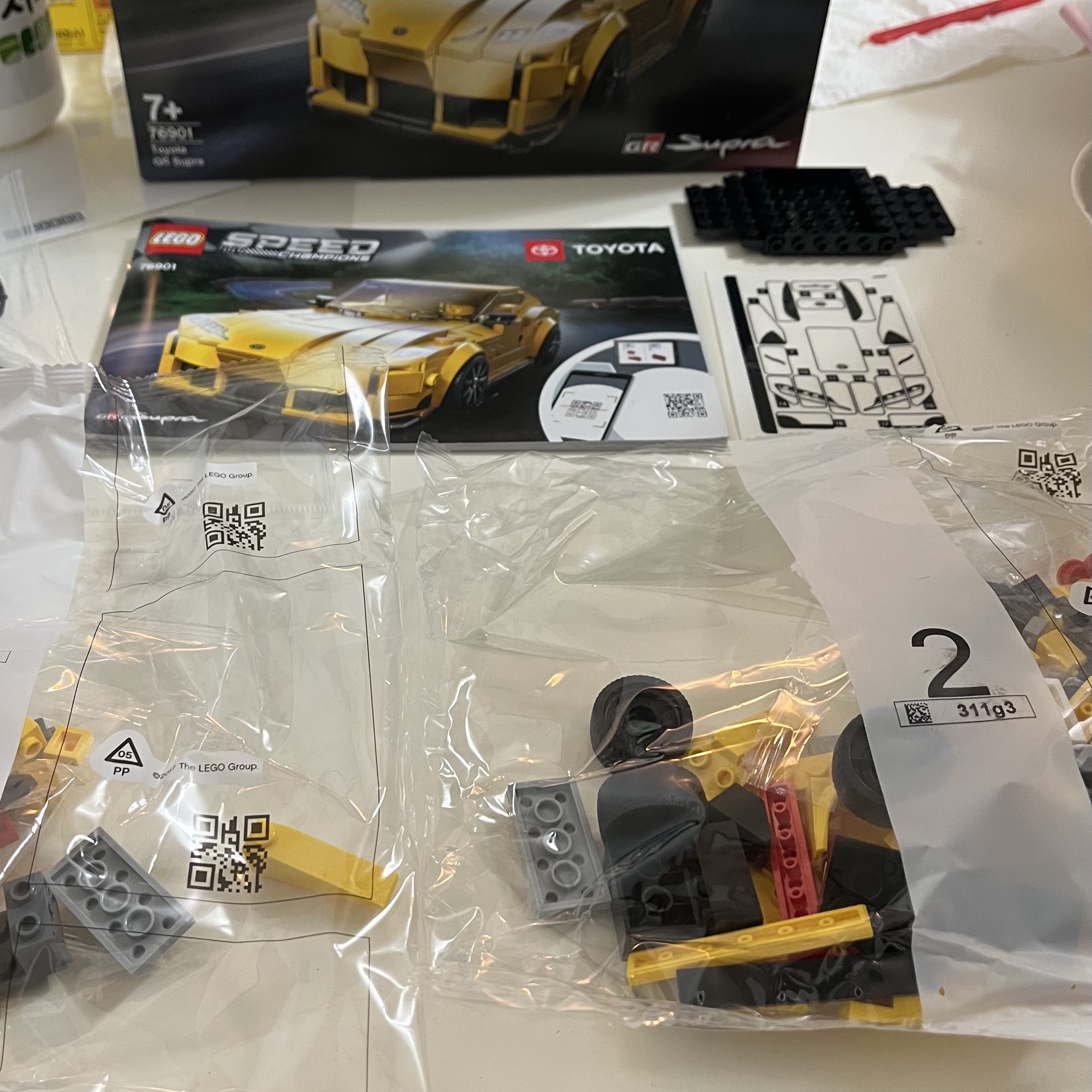 Lego Toyota GR Supra 착용 스타일 - 2