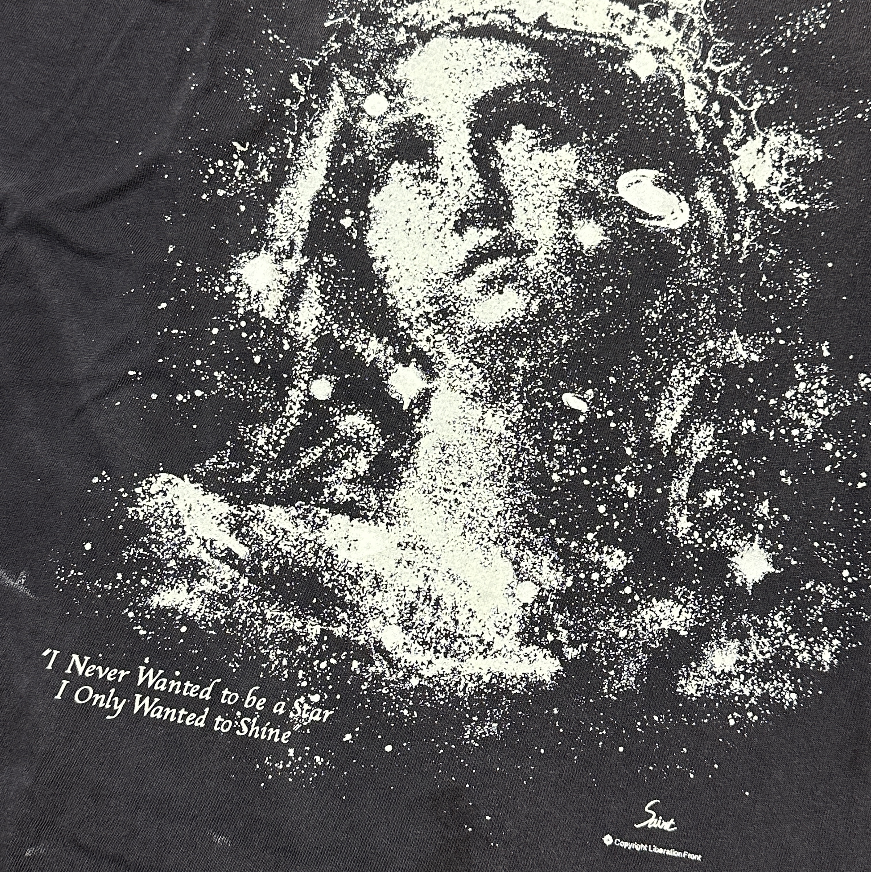 Saint Mxxxxxx Maria S/S T-Shirt Black - 25AW 착용 스타일 - 2