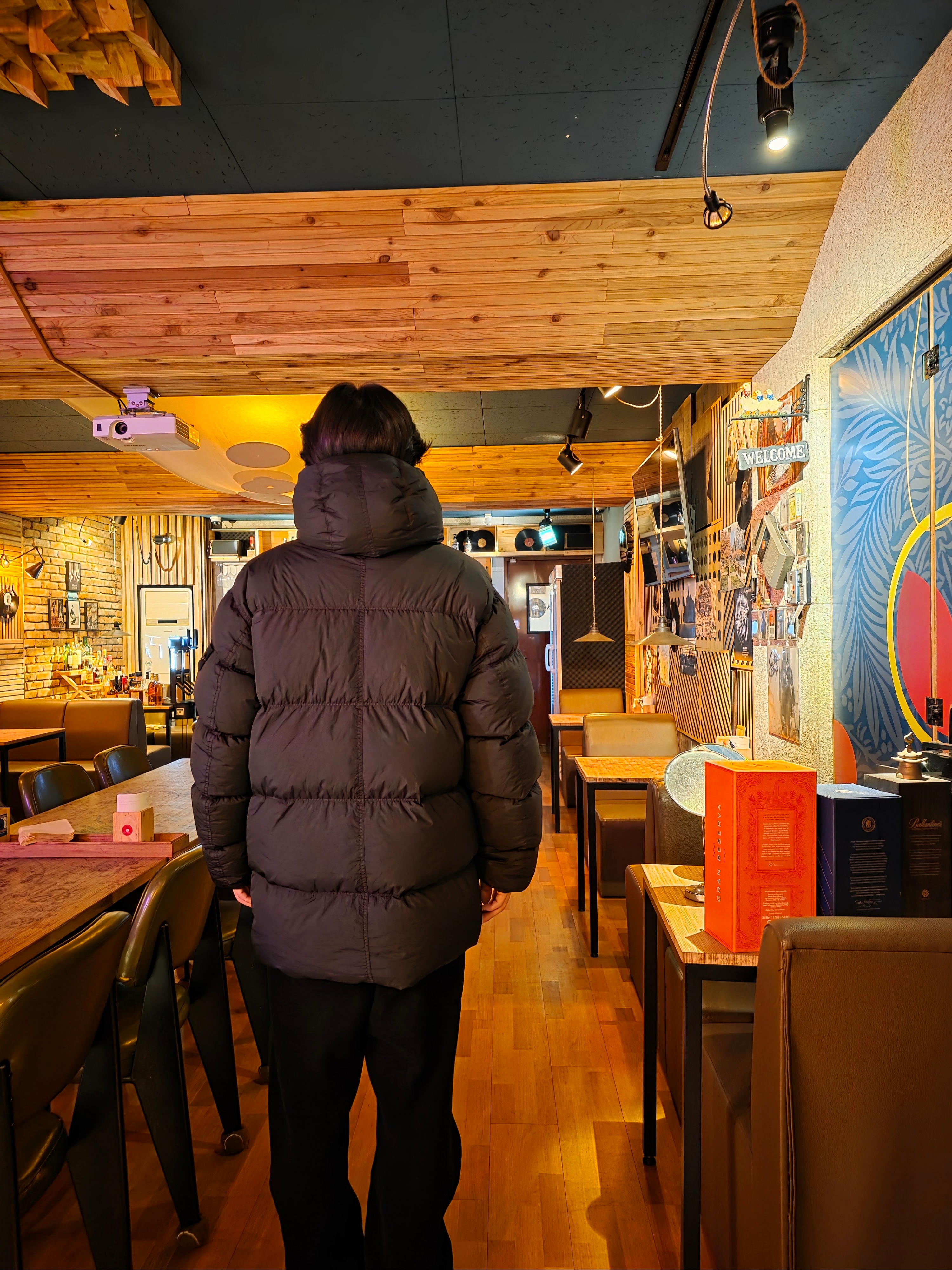 Stone Island 4100012 Crinkle Reps NY Recycled Nylon Wind Resistant Down Parka Black - 25FW, Uniqlo x Needles Fleece Wide Pants Black - KR 착용 스타일 - 5