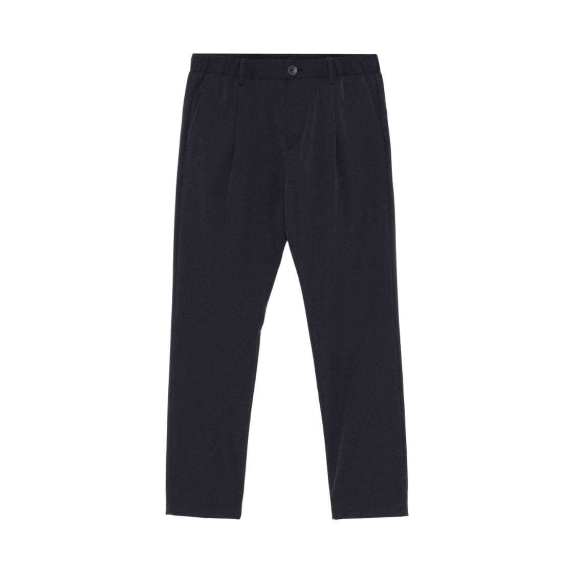 시어 크리스 트라우저 트라우저 네이비 블루(Herno Seer Crease Trousers Navy Blue)
