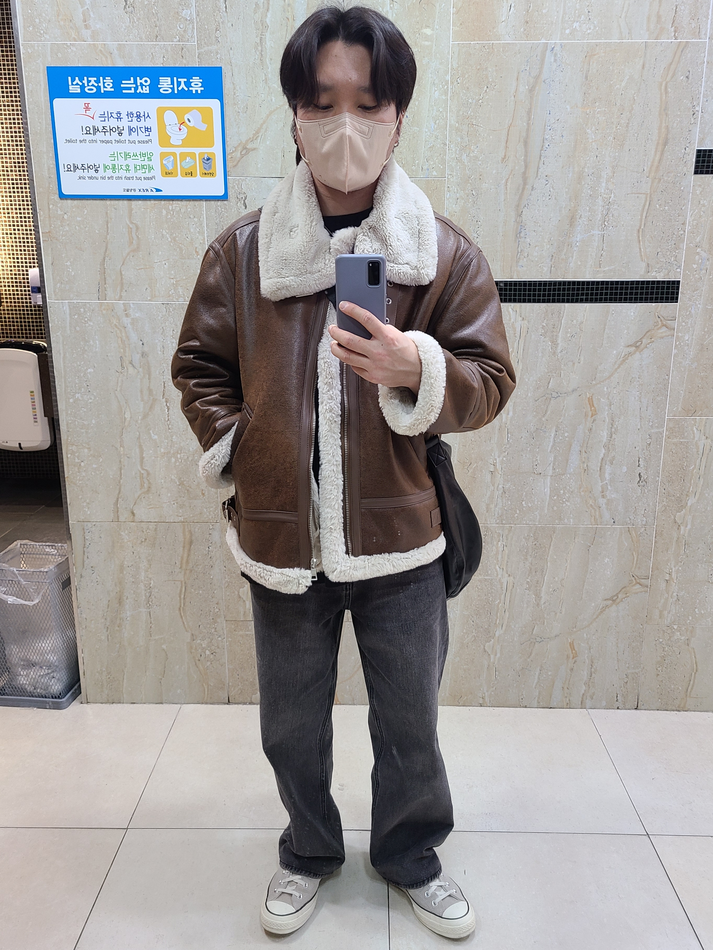 Converse Chuck 70 Hi Desert Sand Egret 착용 스타일