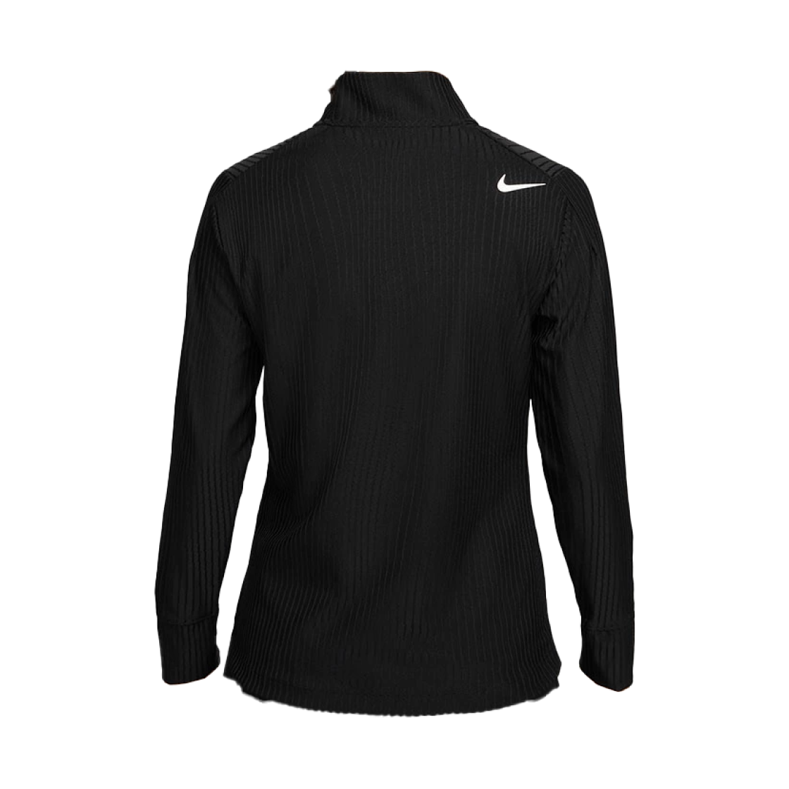 (W) 나이키 드라이핏 ADV 쿼터 집 골프 탑 블랙 화이트 - 아시아((W) Nike Dri-Fit ADV Quarter Zip Golf Top Black White - Asia) - 2