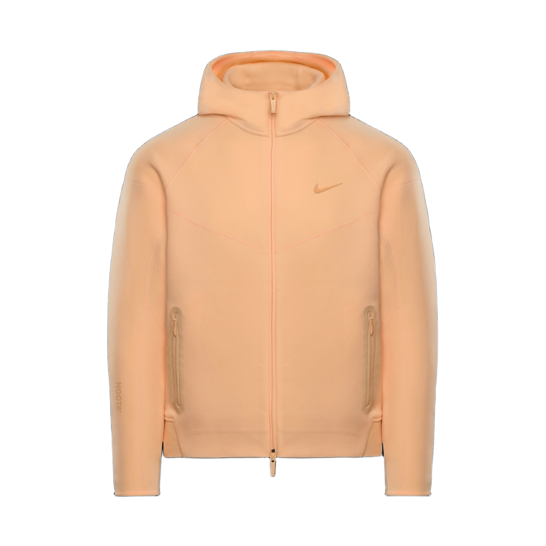 나이키 x 드레이크 녹타 테크 플리스 풀집 후드 아이스 피치(Nike x Drake Nocta Tech Fleece Full Zip Hoodie Ice Peach) - 1
