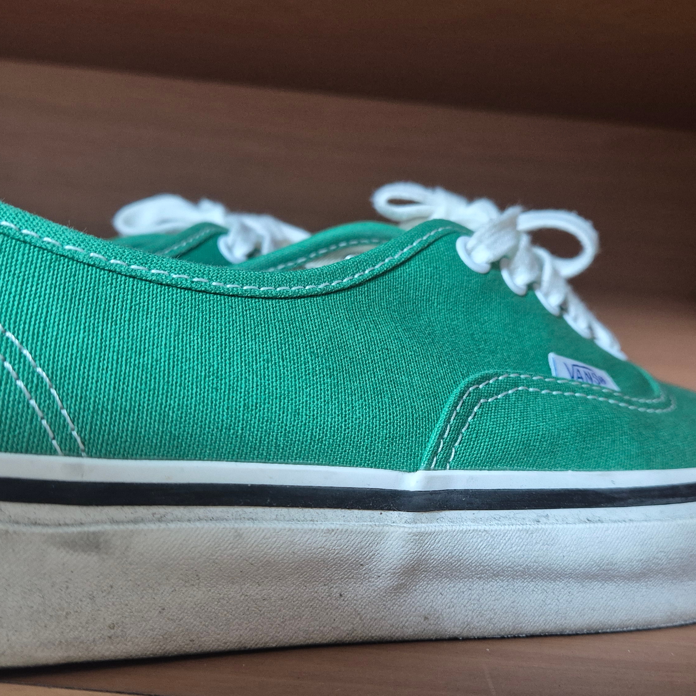 Vans Authentic 44 DX Anaheim Factory Emerald Green 착용 스타일