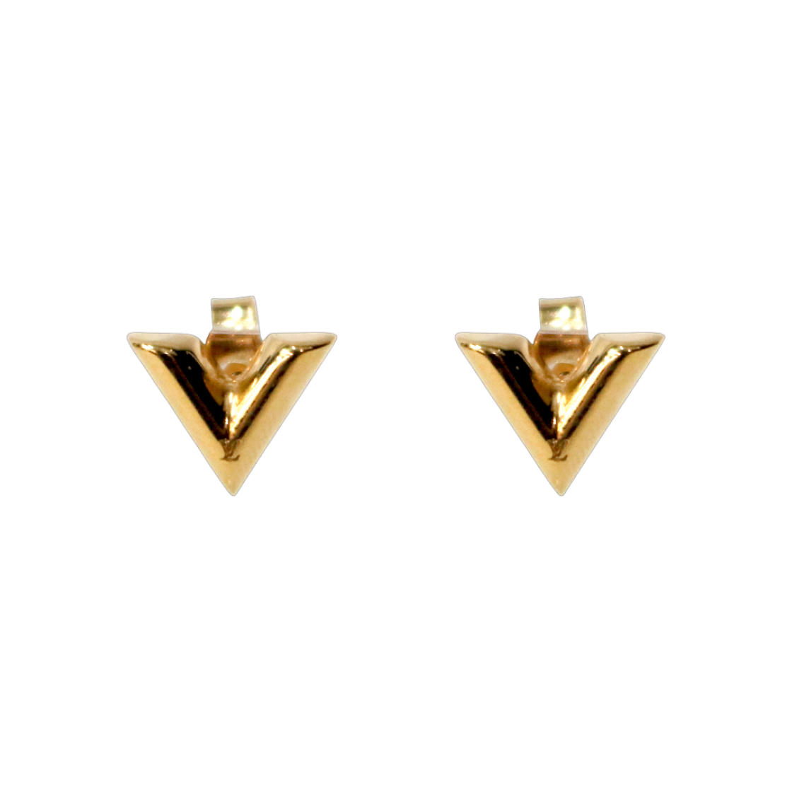 IT7NQEO5TOVQ Louis Vuitton Essential V Gold Earrings A-B41100