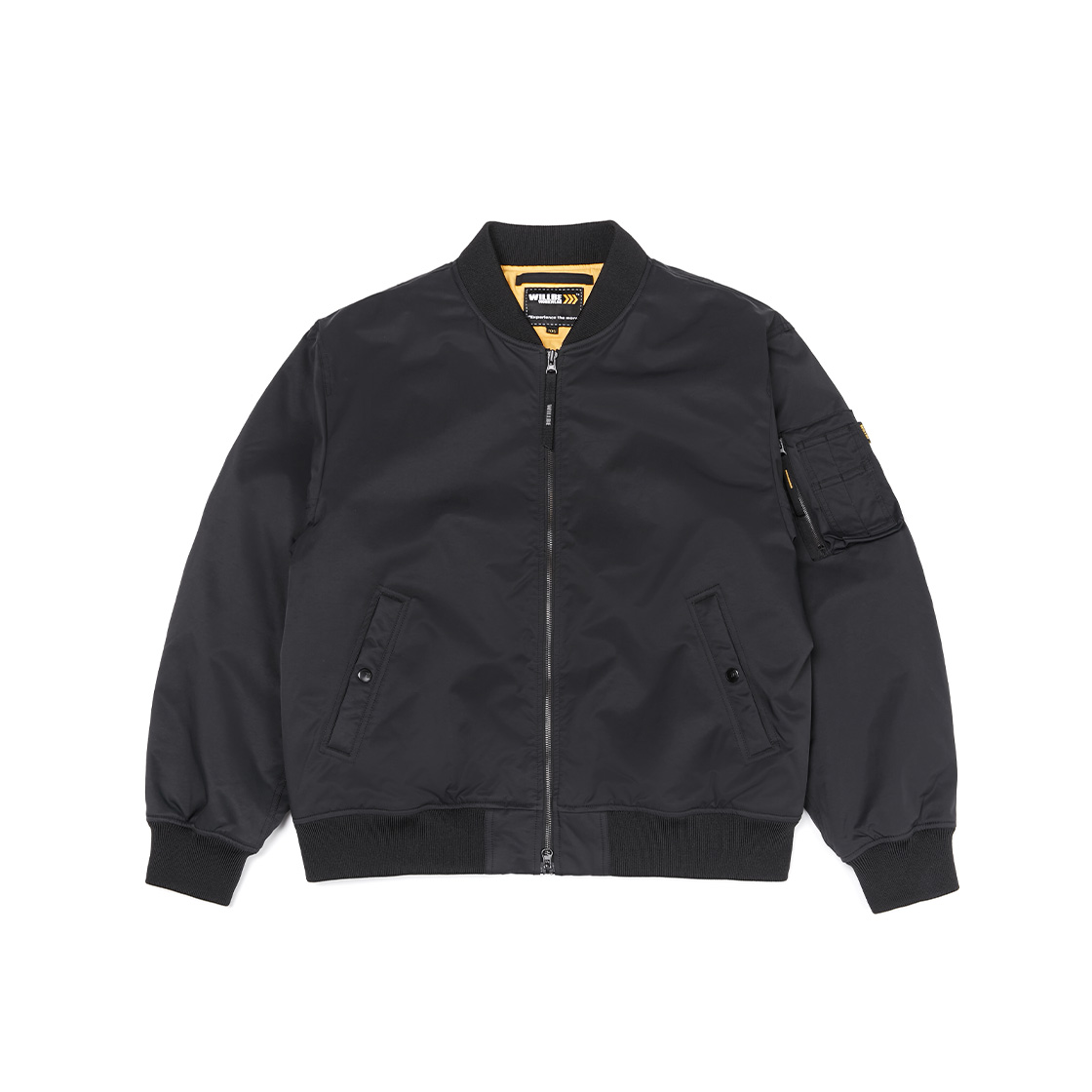 윌비 랩 Comfortemp 패딩 봄버 점퍼 블랙(WILLBE LAB Comfortemp Padded Bomber Jumper Black) - 2