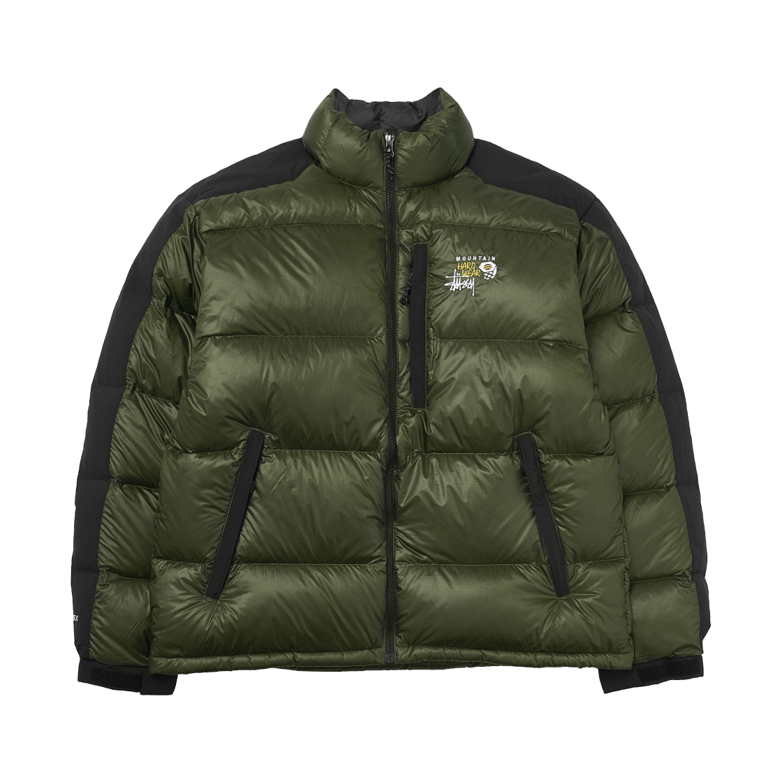 OM0881 Stussy x Mountain Hardwear Subzero Down Jacket Dark Army