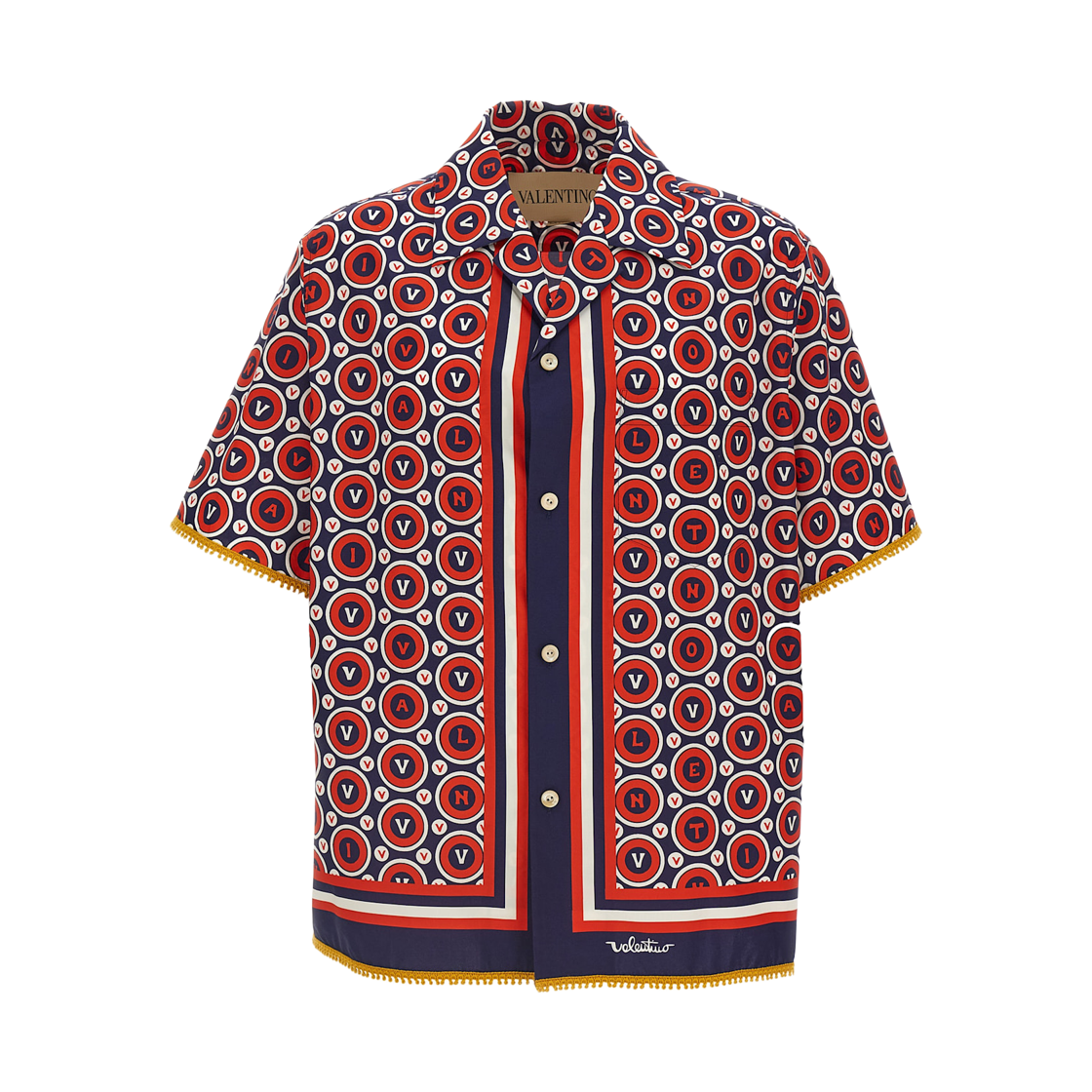 발렌티노 뷜 로얄 셔츠 멀티컬러(Valentino Bulles Royales Shirt Multicolor) - 1