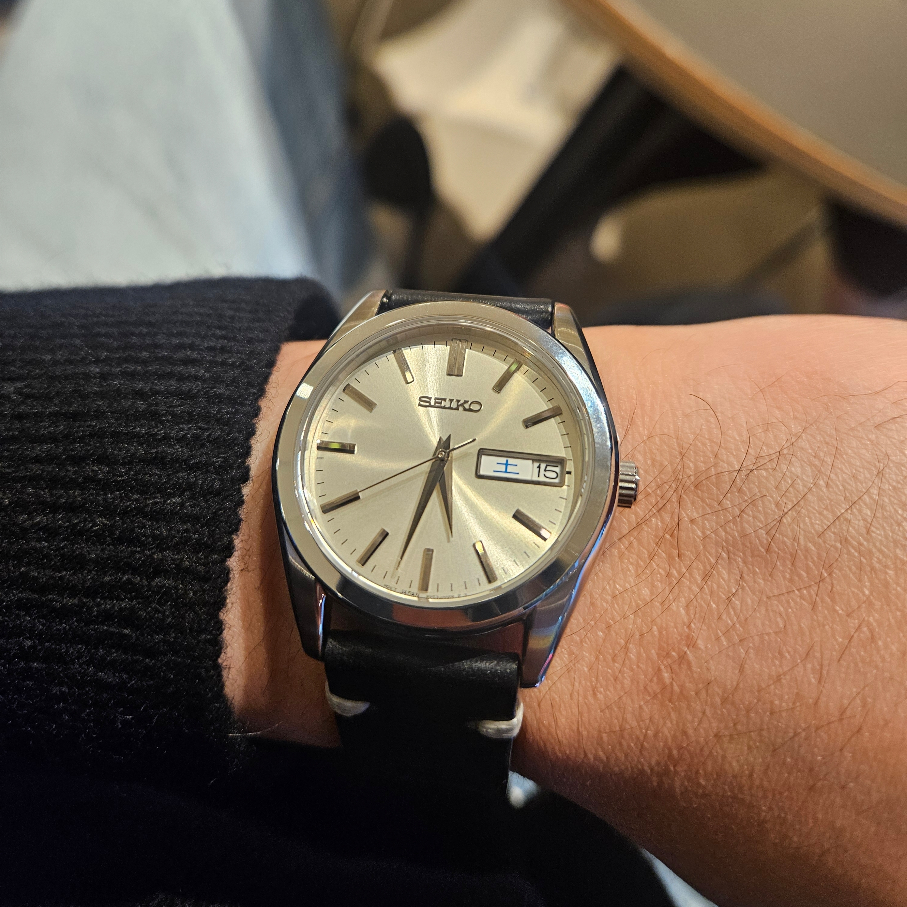 Seiko SBTH007 Silver 착용 스타일