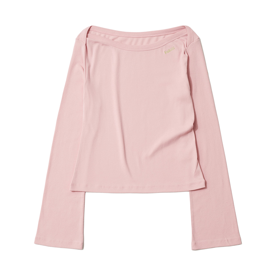 페이키 2-Way 보트넥 롱 슬리브 핑크(Fakiii Two-Way Boat Neck Long Sleeve Pink)
