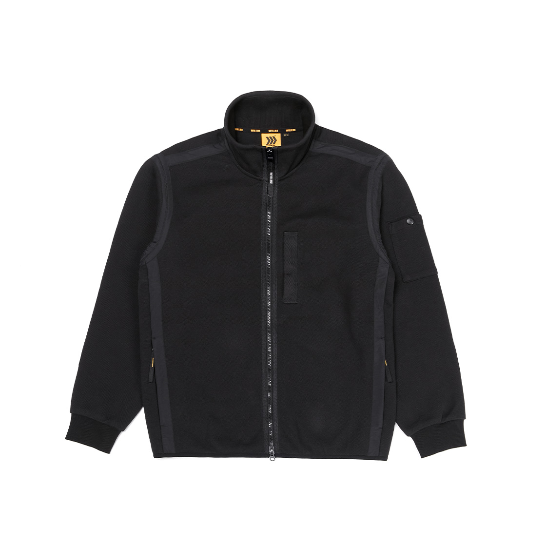 윌비 랩 유틸리티 스탠딩 카라 집업 자켓 블랙(WILLBE LAB Utility Standing Collar Zip-Up Jacket Black) - 2