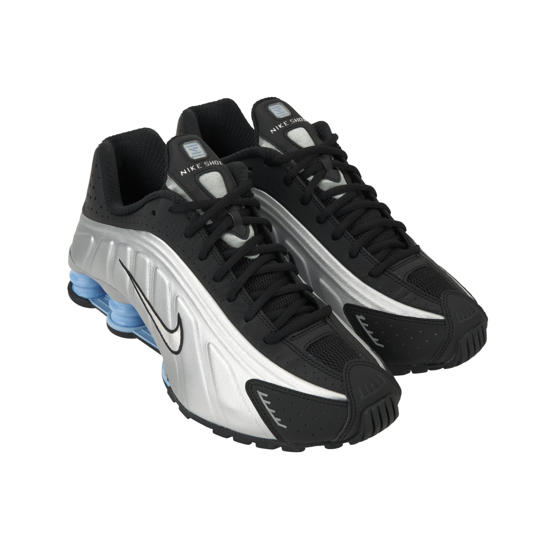 나이키 샥스 R4 메탈릭 실버 블랙(Nike Shox R4 Metallic Silver Black) - 4