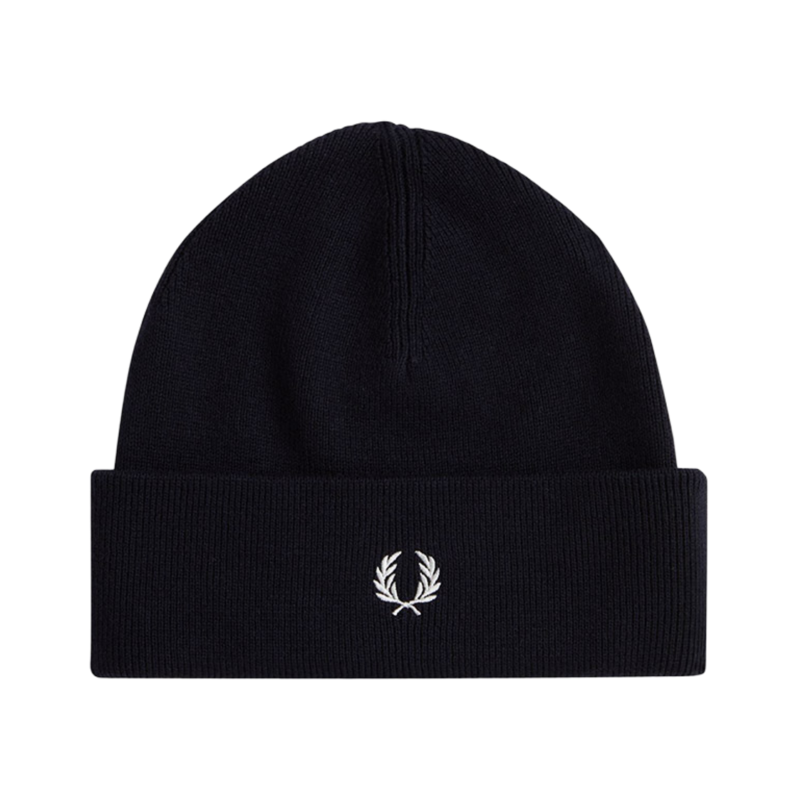 CFPU2538161-T05 Fred Perry Classic Beanie Navy Snow White