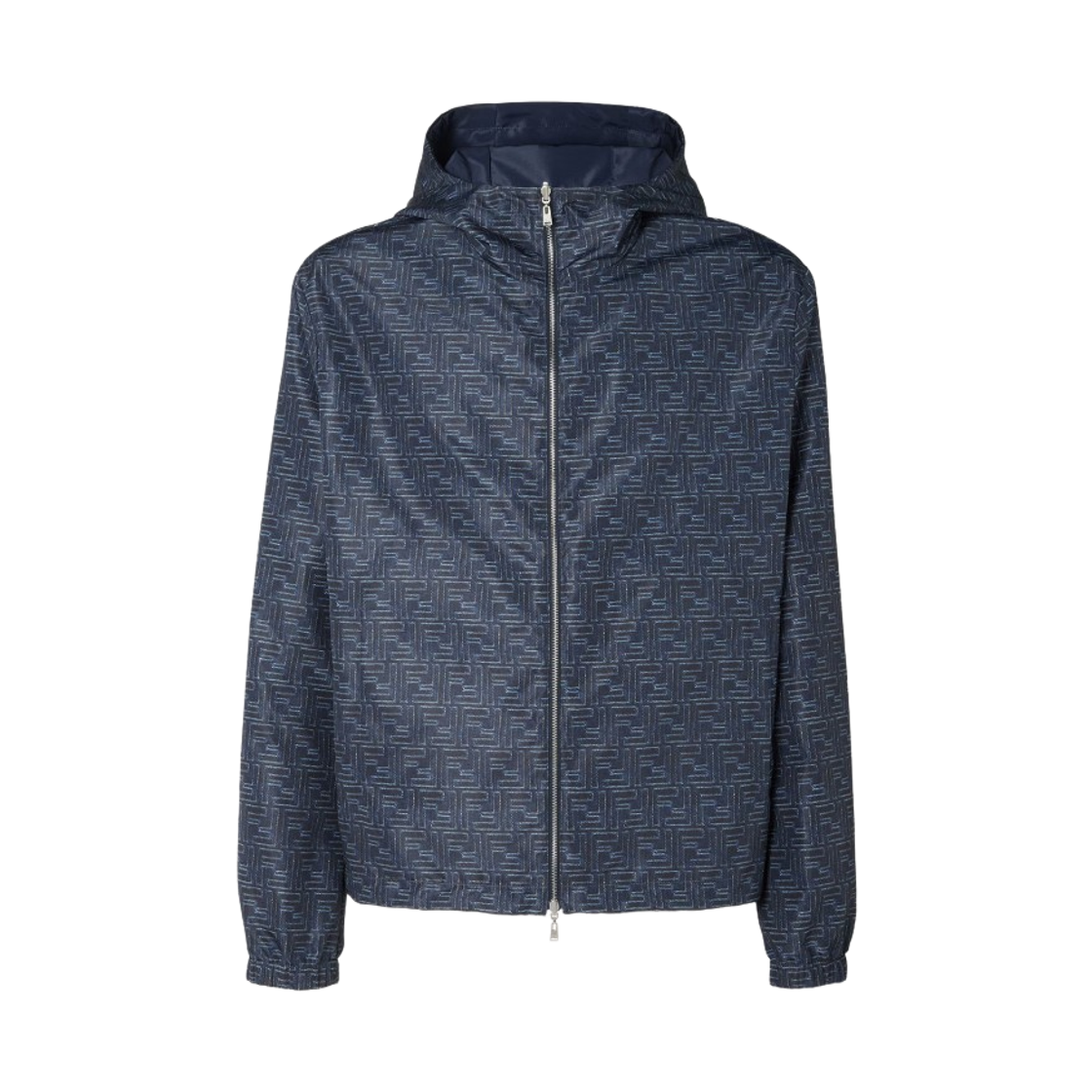 FAA615AV61F0RU7 Fendi FF Nylon Blouson Blue