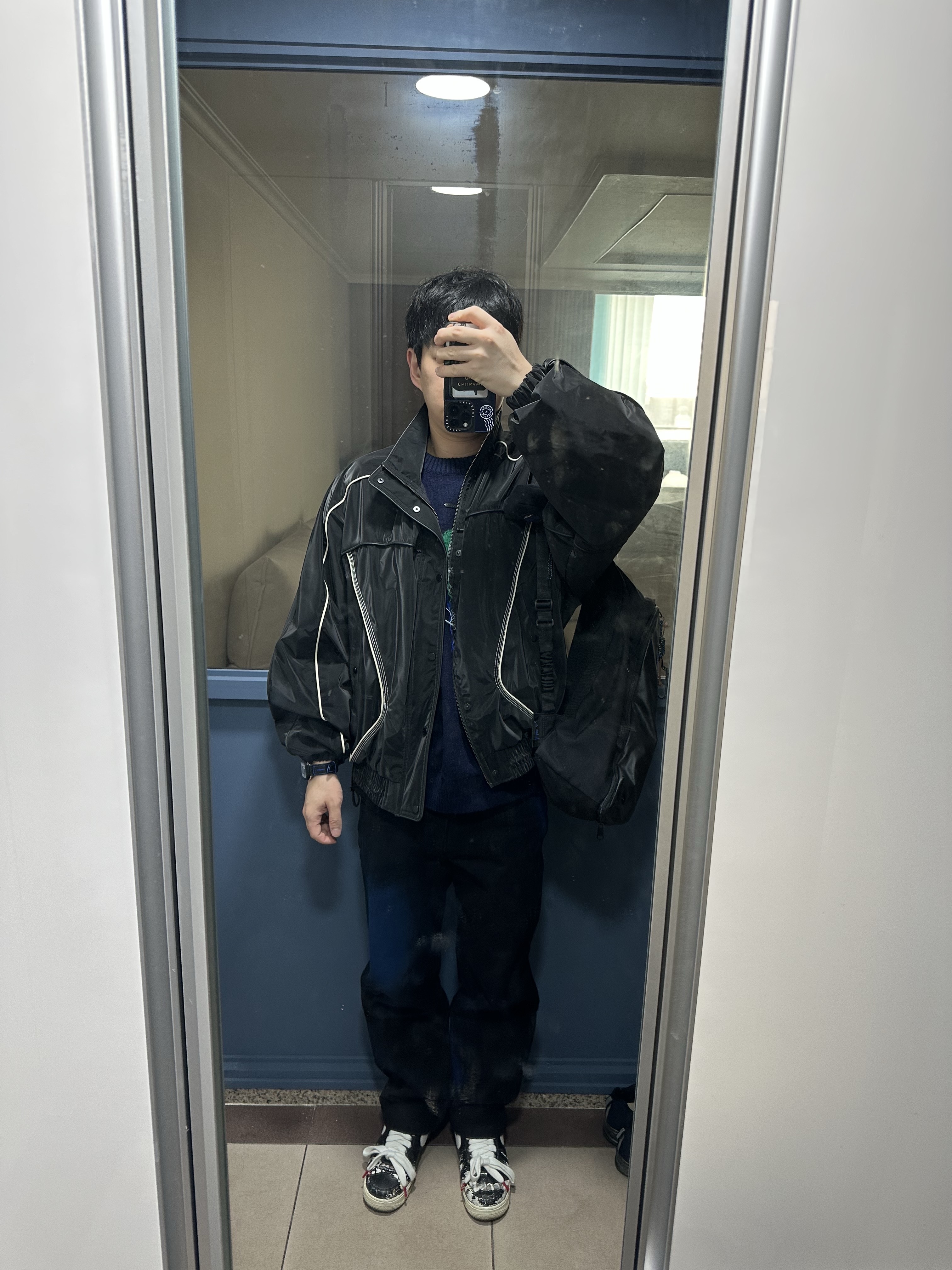 Ader Error Bant Jumper Noir (Ver.2) 착용 스타일