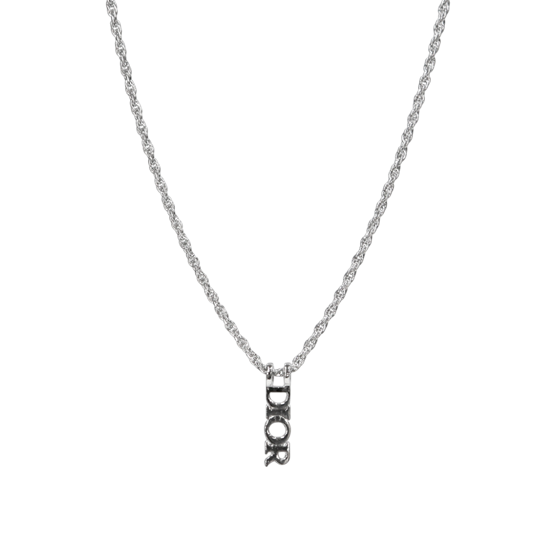 ITI9JHCO9EBC Dior Logo Lettering Necklace C-B41508